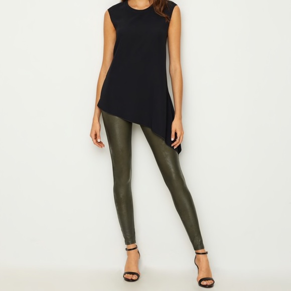 Jumpsuits | Spanx Faux Leather Leggings 